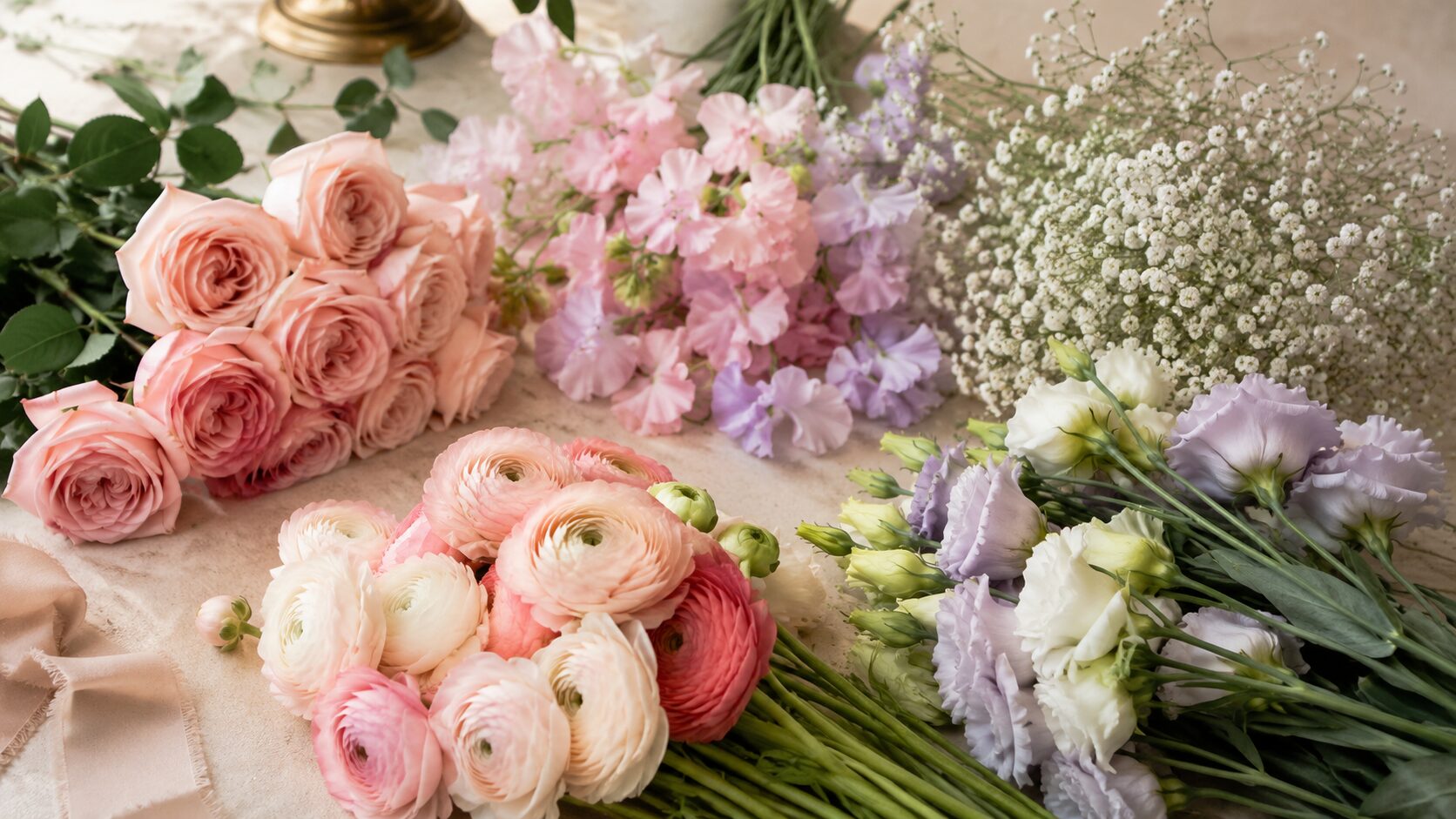 ウェディングブーケにおすすめの花
